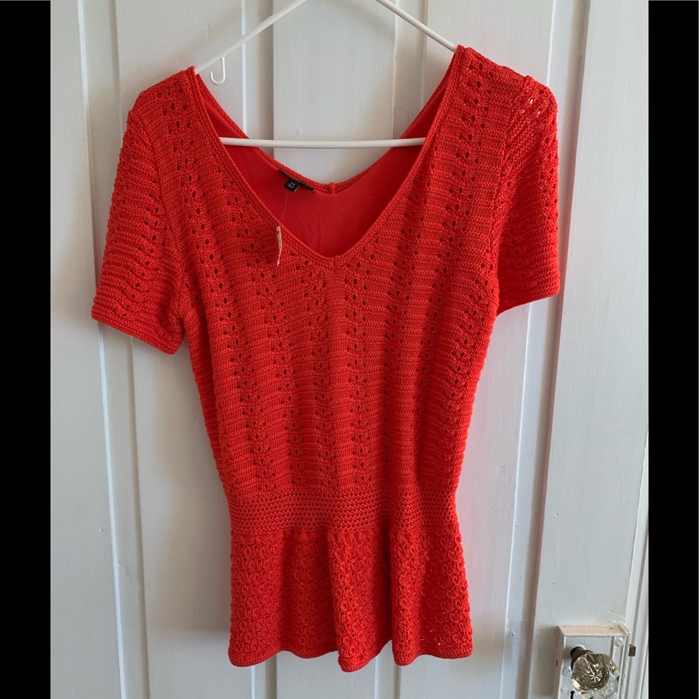NWT Tablots Peplum Sweater